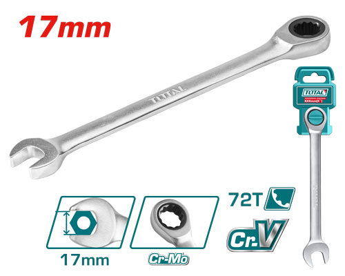 Total Ratchet Spanner 17mm (TCSPAR171) – Precision and Speed