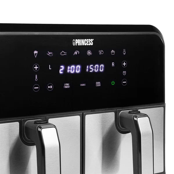 Princess Double Basket Airfryer 2 x 1800 W