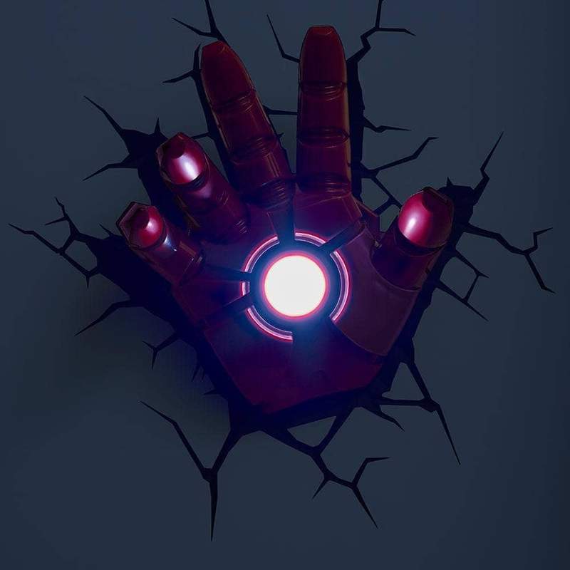 The Source 3D Marvel Iron Man Hand Light Safe & Heroic Decor