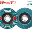 TOTAL Zirconium Flap Disc 125mm P80 – TAC641253