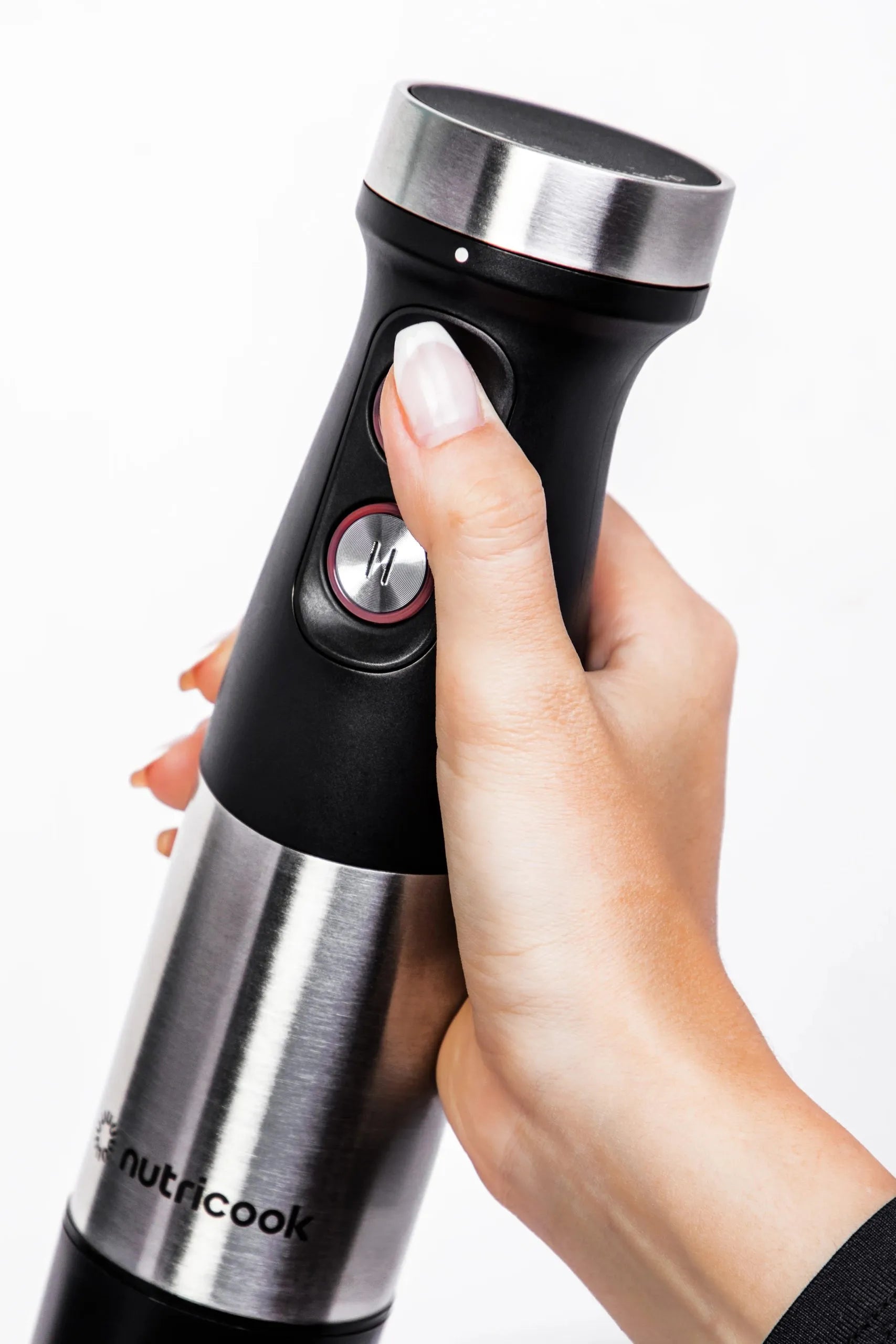 Nutricook HB150K Hand Blender Essentials | 1200W | Powerful Immersion Blender | Black
