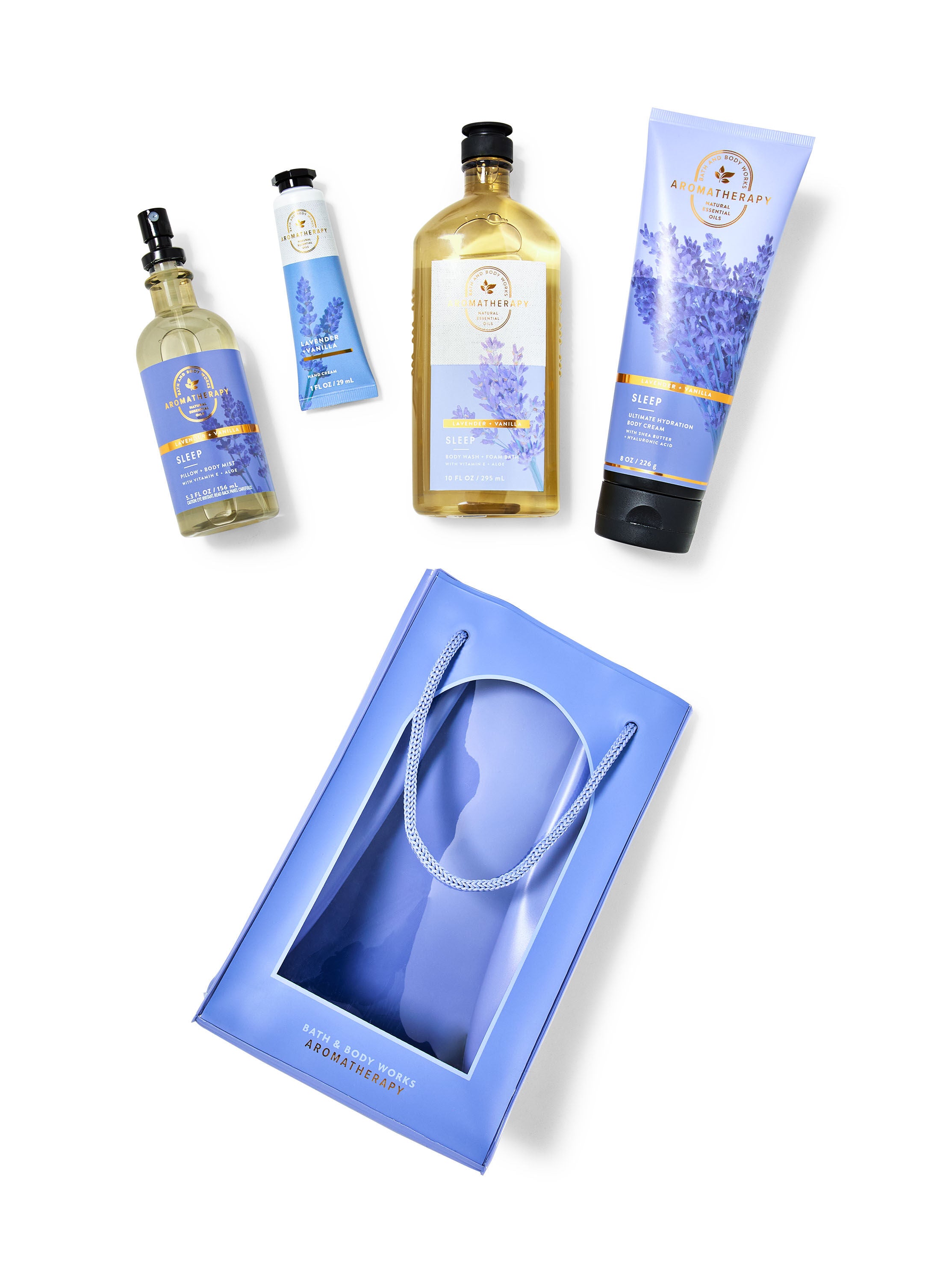 Bath & Body Works Lavender Vanilla Gift Set