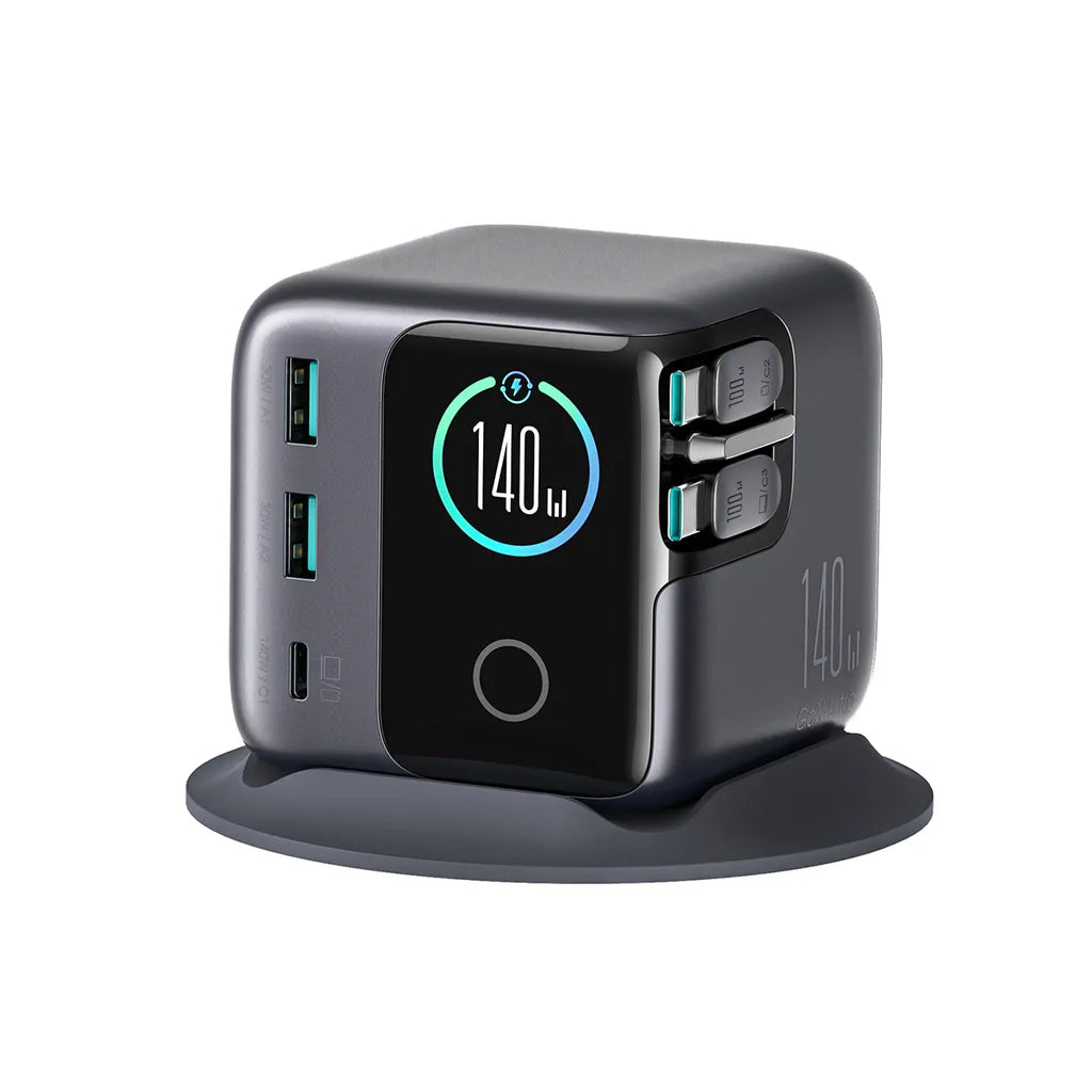 JOYROOM PODIX JR-TRD01 140W 5-in-1 GaN Charging Station - Grey