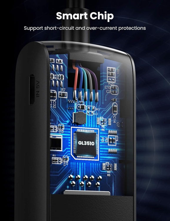 UGREEN USB 3.0 Hub 4 Ports 1M Cable – Black CM416 80657