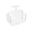 Al-Hoora Acrylic Cutlery Stand - Transparent Modern Holder
