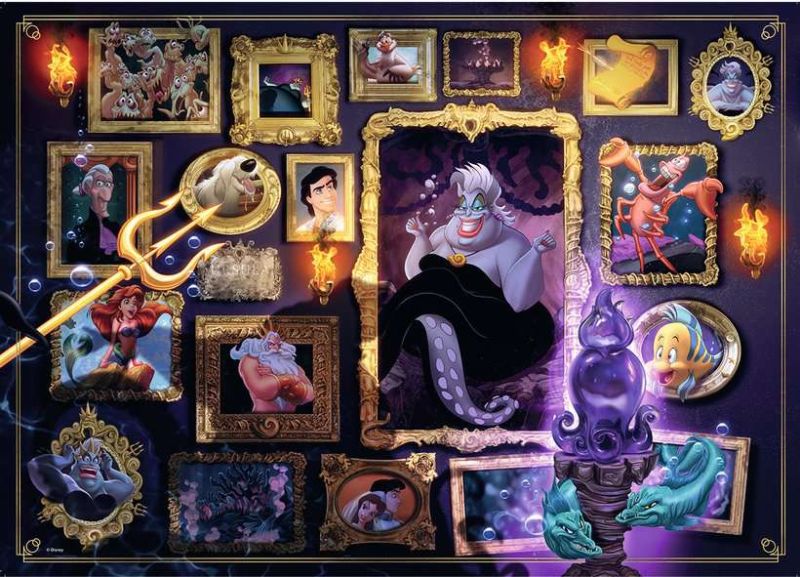 Ravensburger Puzzle 1000 Pieces - Disney Villainous: Ursula