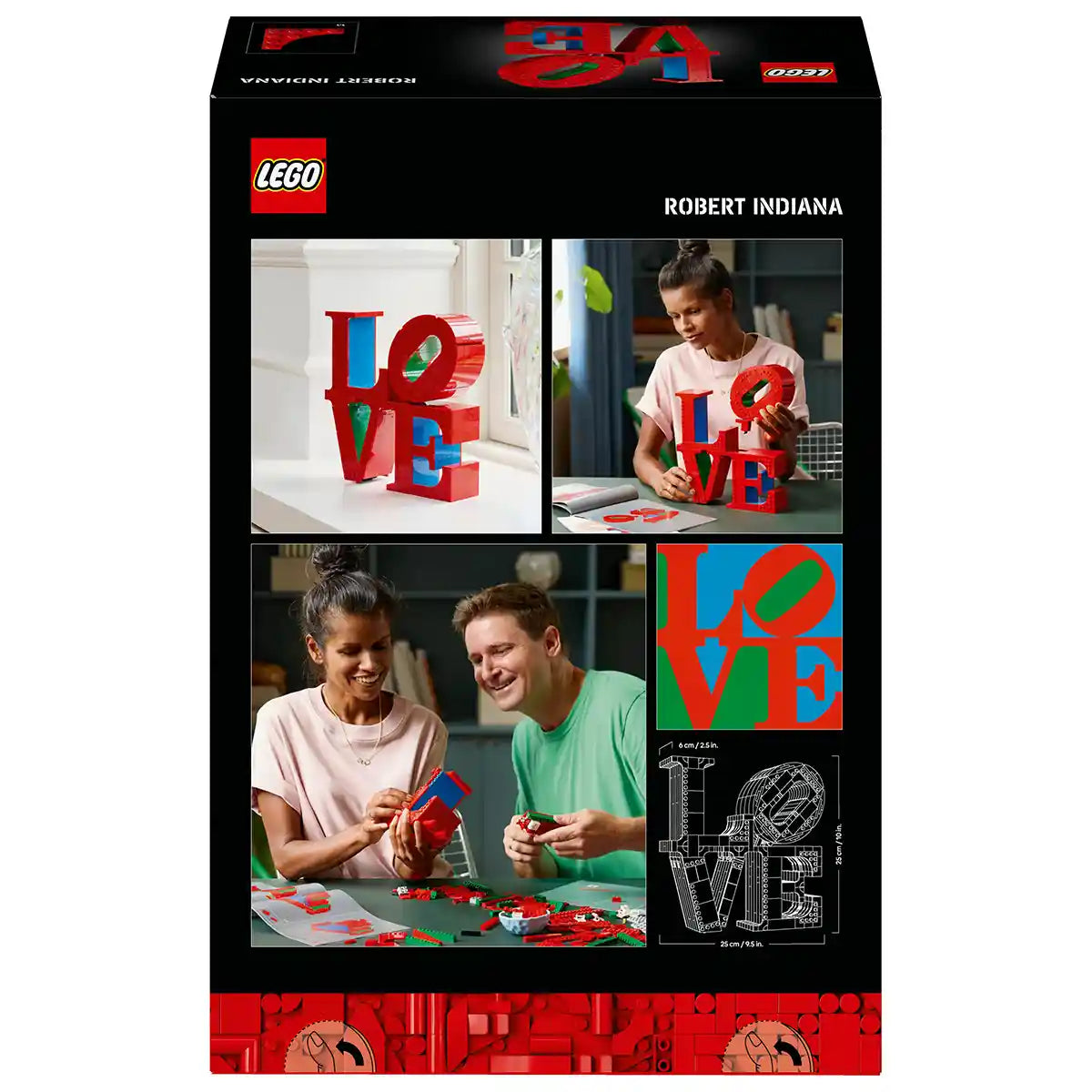LEGO® Art - Love, Gift for Couples & Home Décor 31214