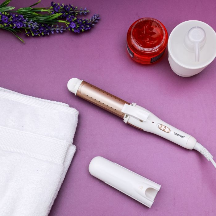 Geepas Hair Curler Adjustable Temperature Wet & Dry Use Fast Heating