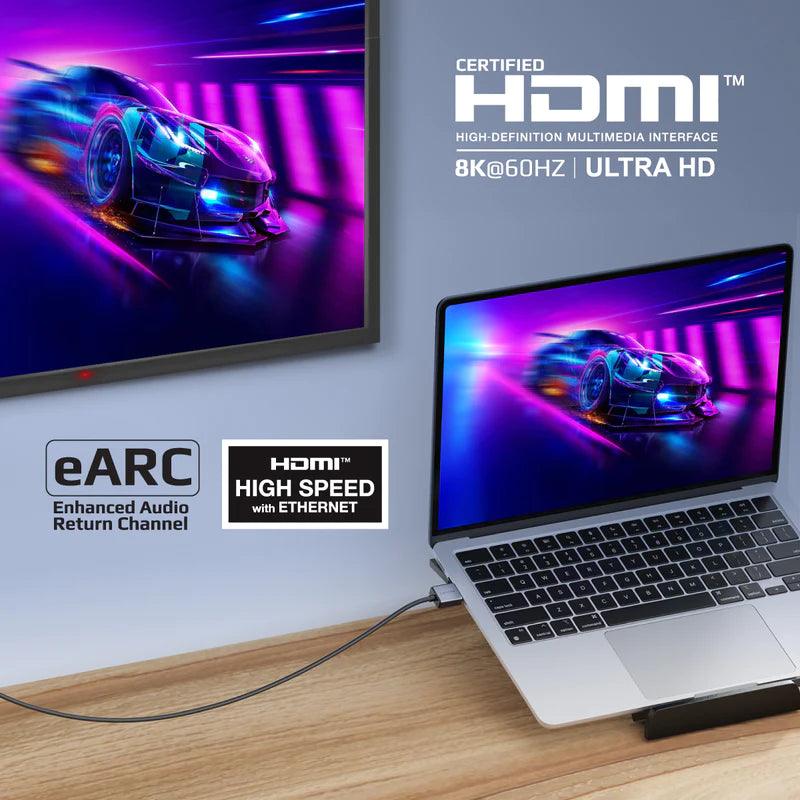 PROMATE HDMI 2.1 Cable Ultra Speed 8K@60Hz 48Gbps - Pre Order