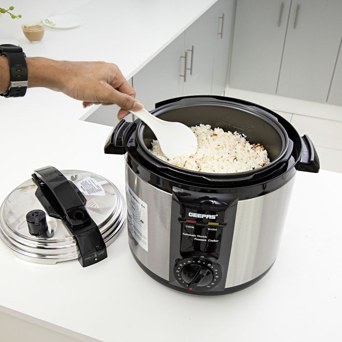 GEEPAS Pressure Cooker 6L 1190W Non-Stick Pot