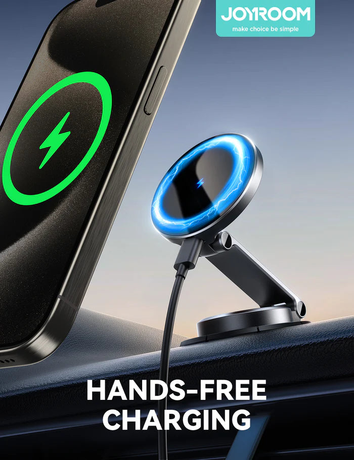 JOYROOM JR-ZS408 Magnetic Wireless Car Charger – MagSafe Mount