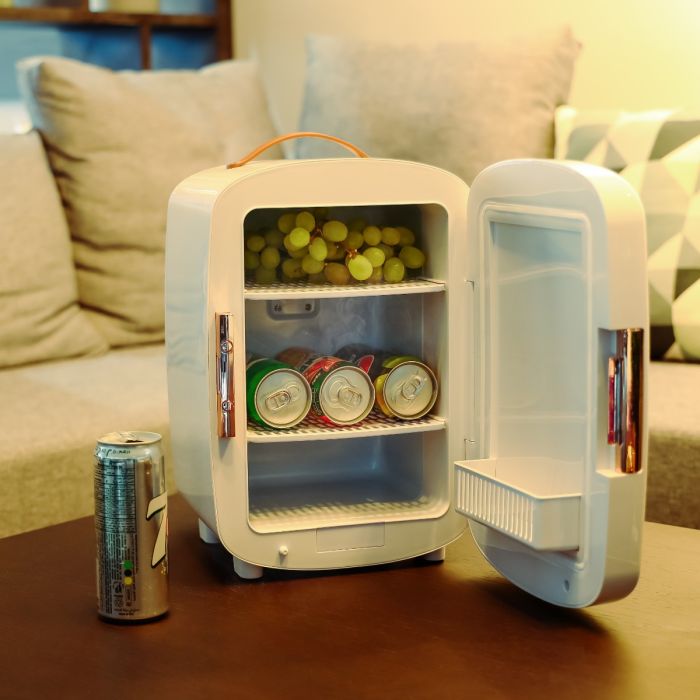 Geepas 10L Mini Fridge Portable AC/DC Travel Friendly