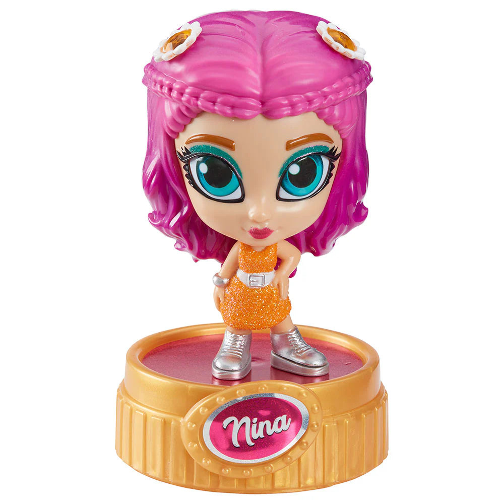 CraZArt Shimmer N Sparkle InstaGlam Make Up Doll – Nina | Fashion Doll with Real Makeup (07254)