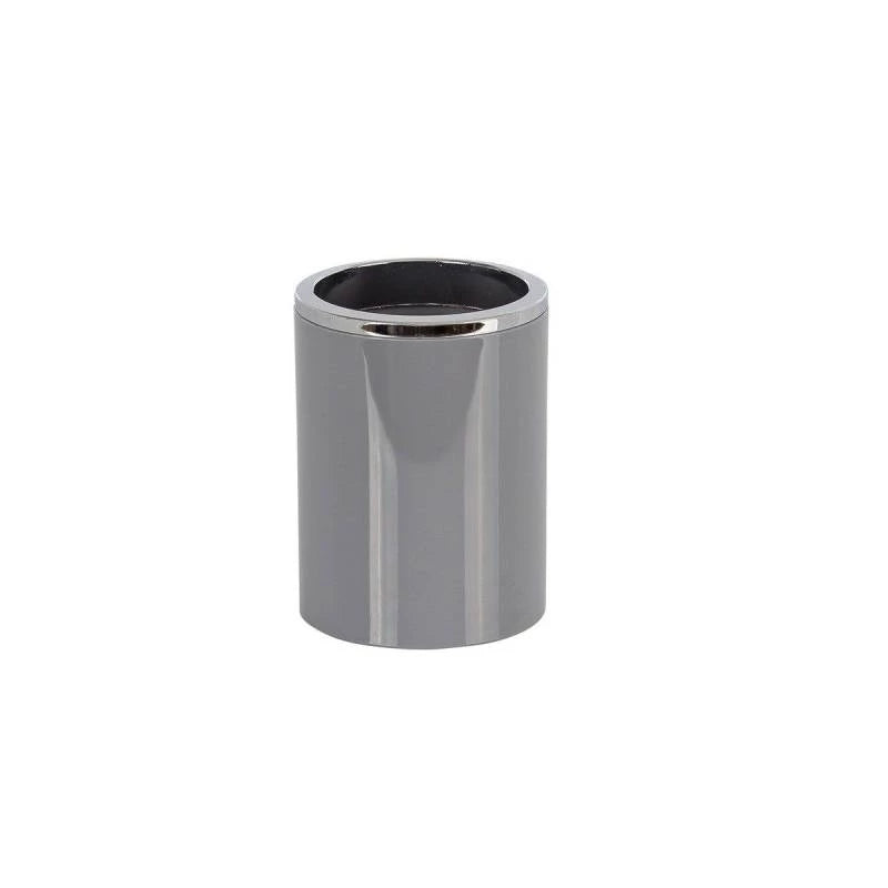 Primanova Lenox Toothbrush Holder – Gray ABS Plastic Organizer