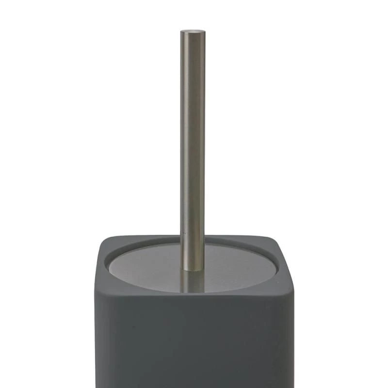 Aquanova Ona Toilet Brush – Dark Gray, Rubber-Coated Finish
