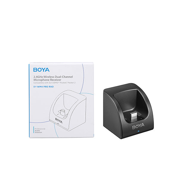 Boya 2.4GHz Wireless Dual-Chanel Microphone Receiver BY-WM4 PRO RXO