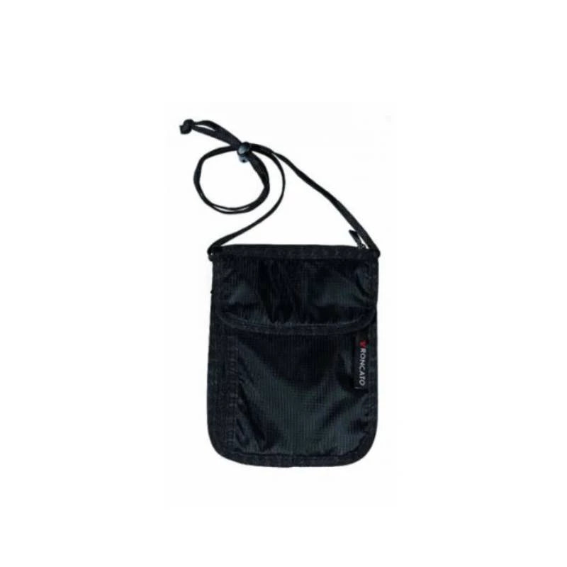 Roncato Security Flat Utility Bag – Sleek Black & Secure