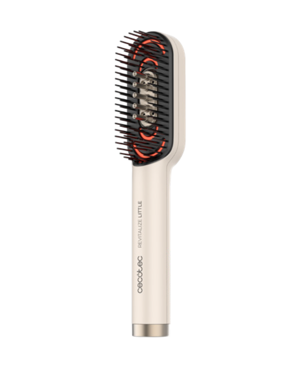 Cecotec HairCare Revitalize Little LED Hair Treatment Brush Serum Dispenser Vibration Massage
