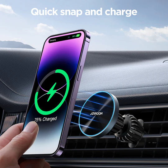 JOYROOM JR-ZS240 Pro Magnetic Wireless Car Charger - Black