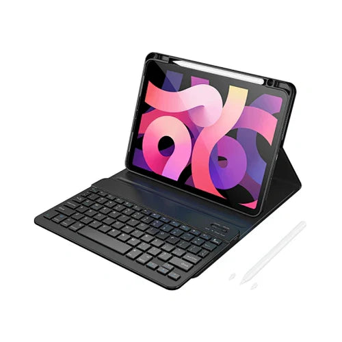WiWU 3-in-1 iPad Keyboard Case + Pencil – Arabic/English Pad 11th (11" 2025,A16) & Pad 10th (10.9'',2022)