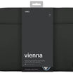 Uniq Vienna Protective RPET Fabric Laptop Sleeve 16 inch - Midnight Black