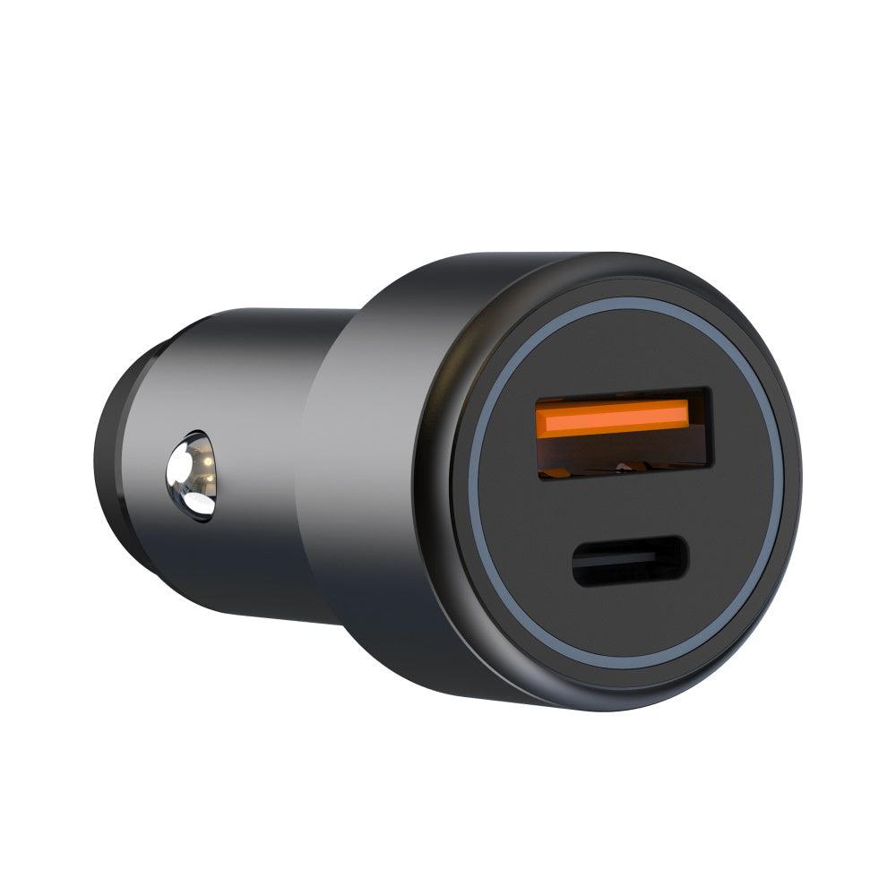 XO CC42 Car Charger PD QC 3.0 38W 1x USB 1x USB-C Double USB