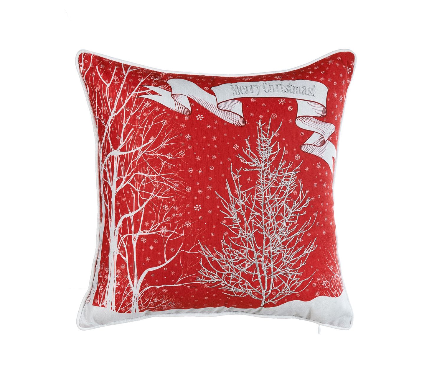 ARMN Azure Embroidered Pillow Cover – Elegant Handmade Design