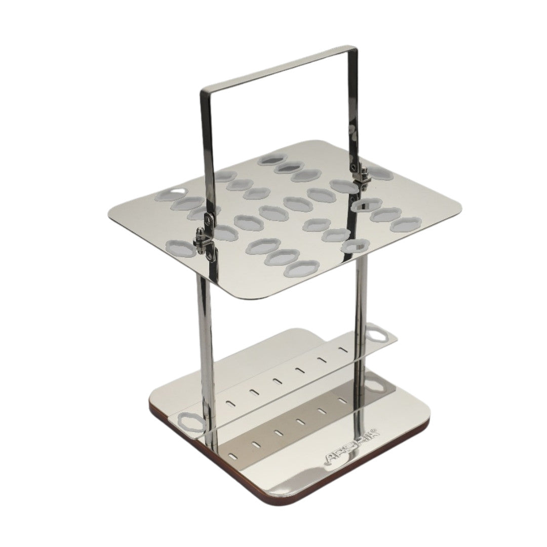 Arshia 26-Piece Stainless Steel Cutlery Set with Metal Stand