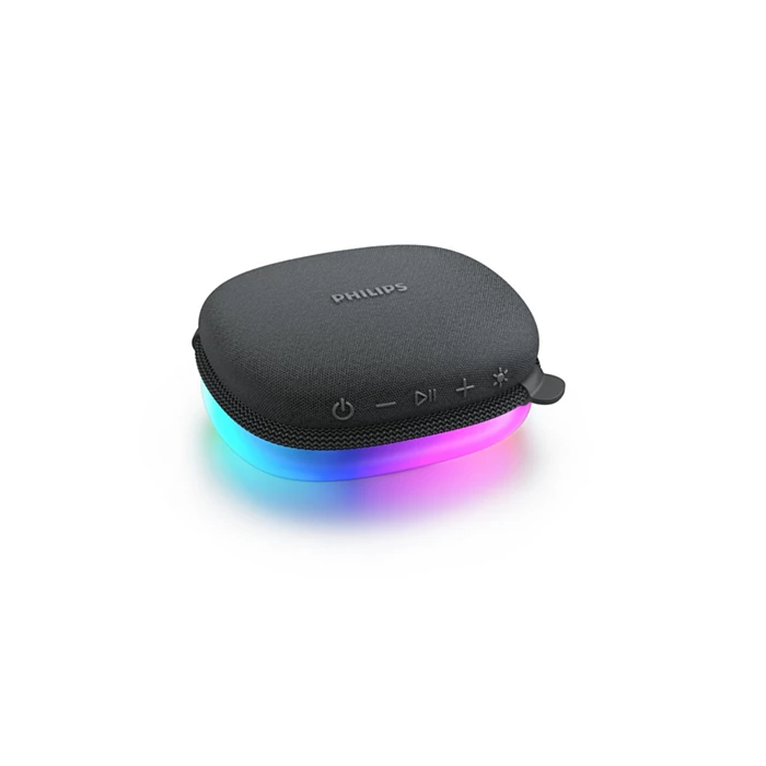 Philips TAS2307BK/97 Bluetooth Speaker with Lights – Black