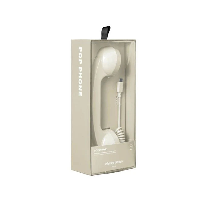 Native Union POP Phone – Retro USB-C Handset for Smartphones, Laptops & Tablets | Sand