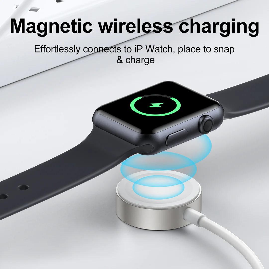 Joyroom Type C to iWatch Magnetic Charger 1.2M Fast & Compact - White