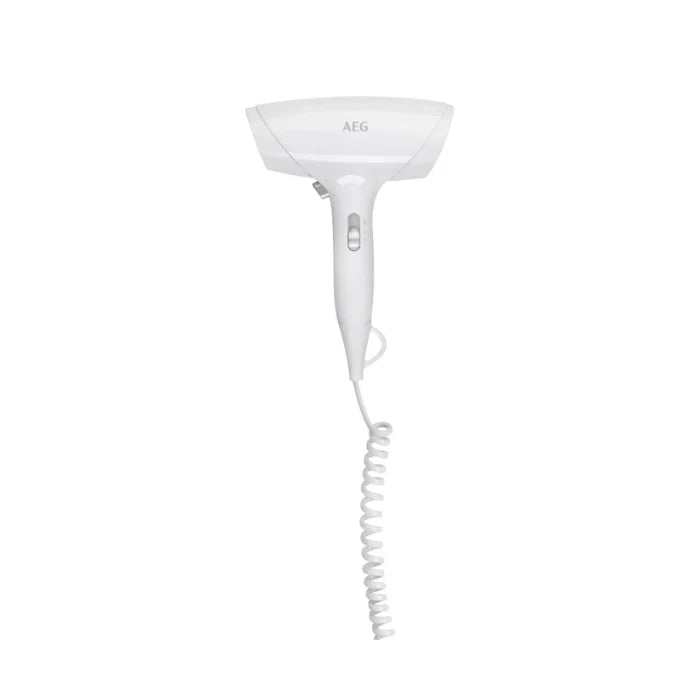 AEG Hair Dryer HT 5686 – 1800W with Wall Mounting Support, Auto Shut-Off & Cool Shot | White