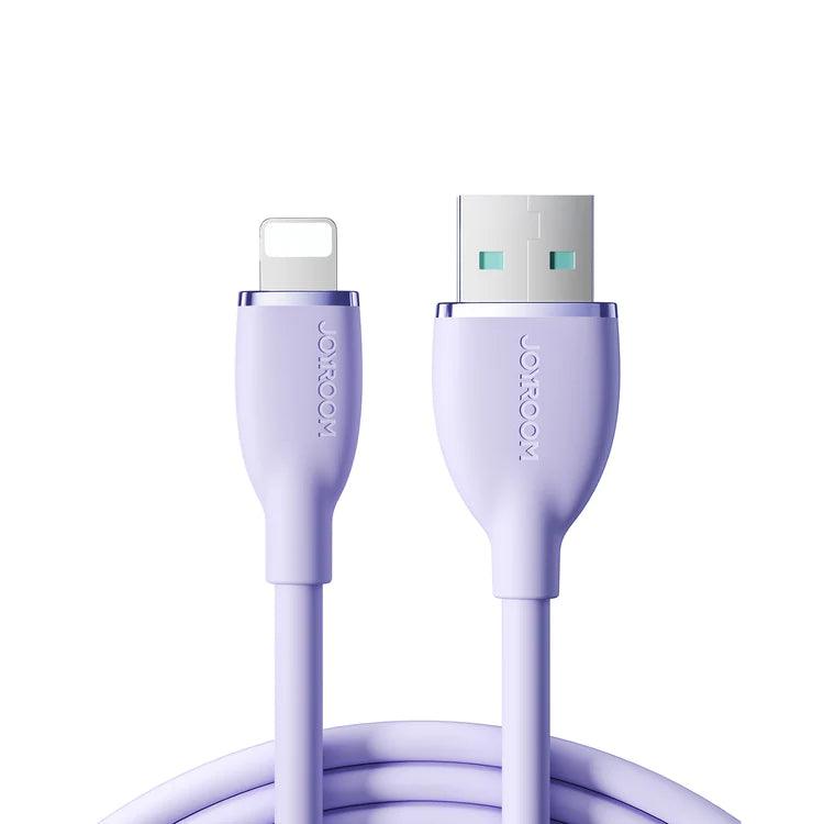Joyroom Silicone Cable Type-C 27W/Lightning 3A - Purple