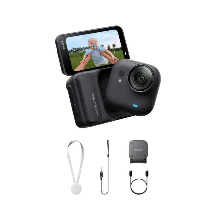 Insta360 GO Ultra Standard Bundle | 53g | IPX8 Waterproof | Action Pod