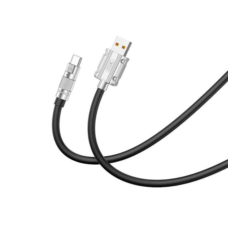 XO NB227 USB-C Cable 6A Fast Charging – 1.2M Black