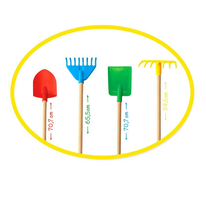 Dolu Large Hand Tools for Kids – Outdoor Play Toy Set