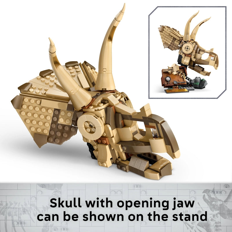 LEGO Jurassic World Dinosaur Fossils: Triceratops Skull – 468 Pieces | Set 76969