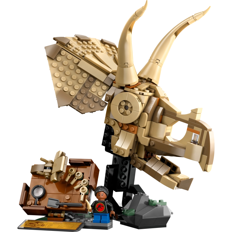 LEGO Jurassic World Dinosaur Fossils: Triceratops Skull – 468 Pieces | Set 76969
