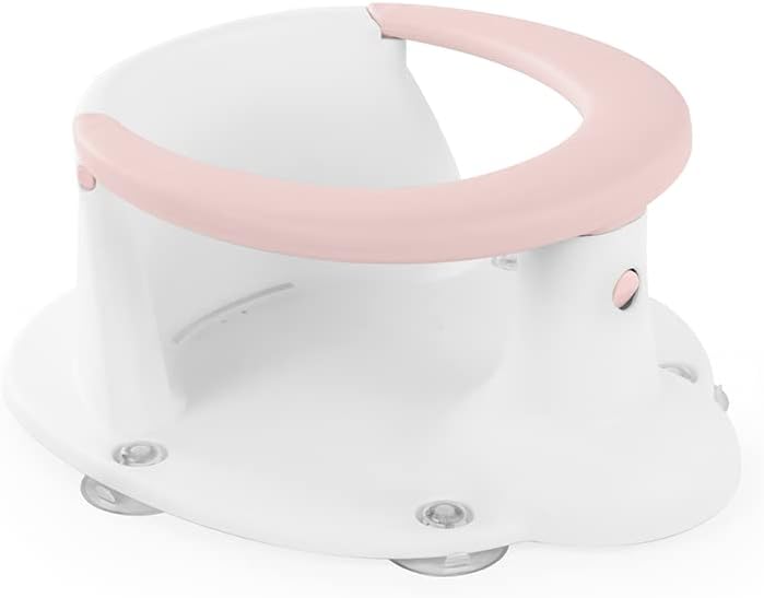 DOLU Baby Bath Seat Pink – Safe & Portable Bathing Support for Babies 6M+