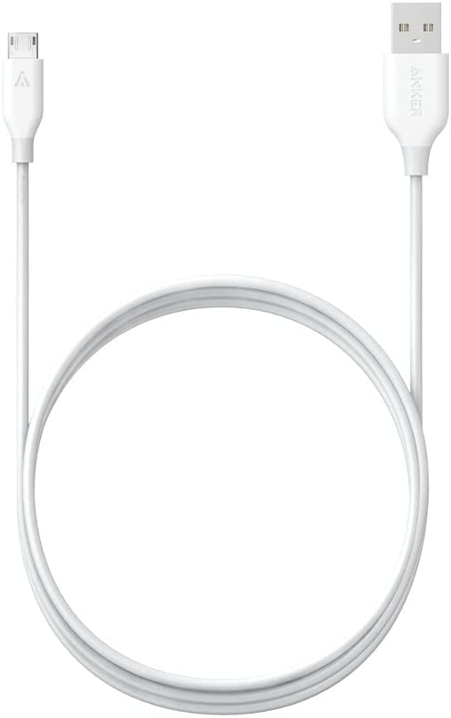 Anker PowerLine Micro USB (6ft) White Offline Packaging V3