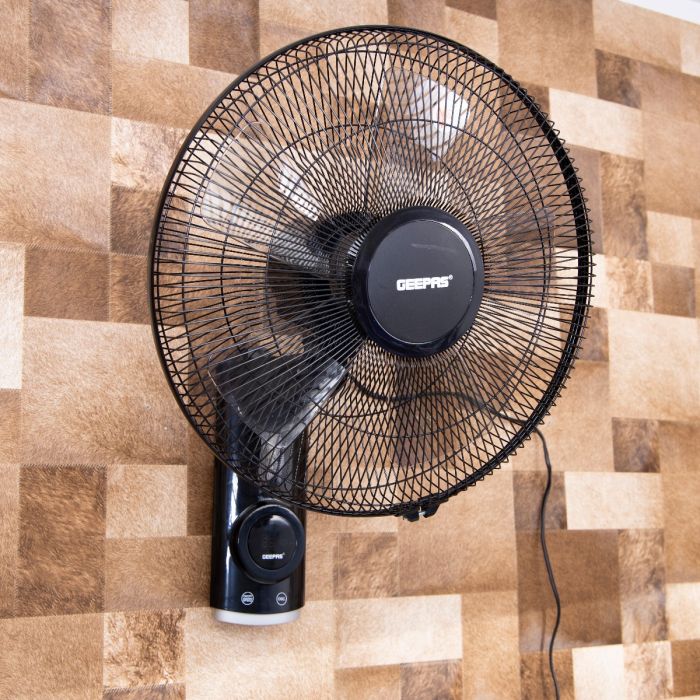 Geepas 16” Wall Fan 3 Speeds Quiet & Efficient Cooling