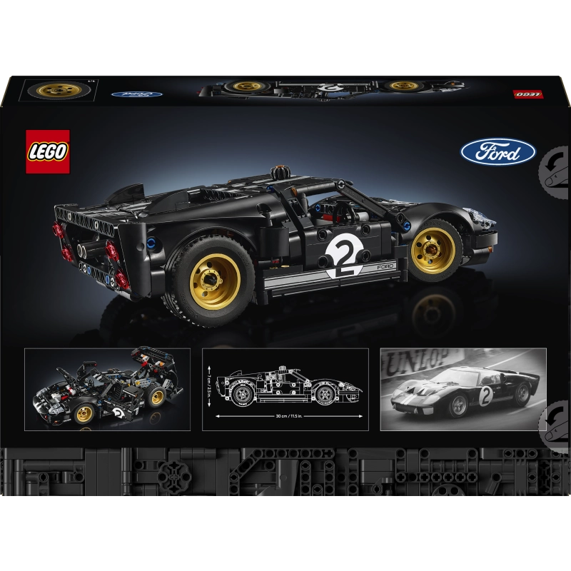 LEGO Technic 1966 Ford GT40 MK2 Race Car – 793 Pieces | Set 42223