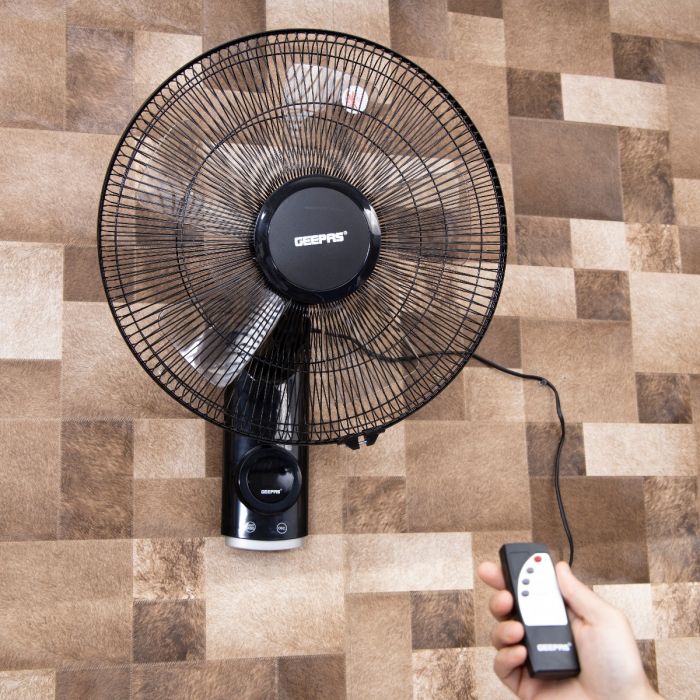 Geepas 16” Wall Fan 3 Speeds Quiet & Efficient Cooling