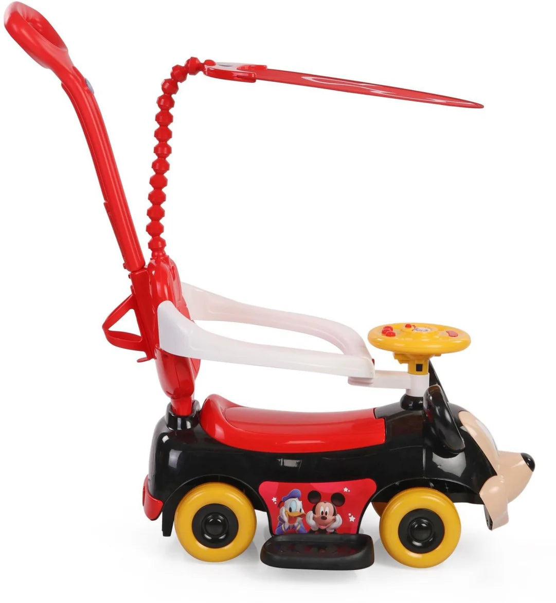 Disney Mickey Push Car with Handle & Umbrella 3-in-1 Ride