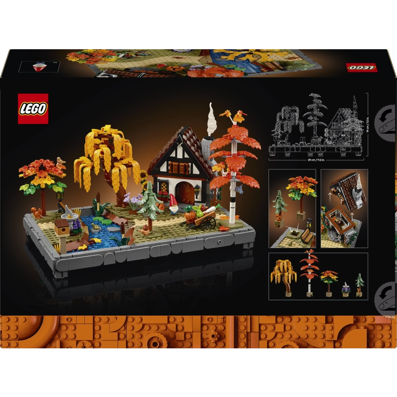 LEGO Icons Autumn Cottage Garden – 1102 Pieces | Set 11372