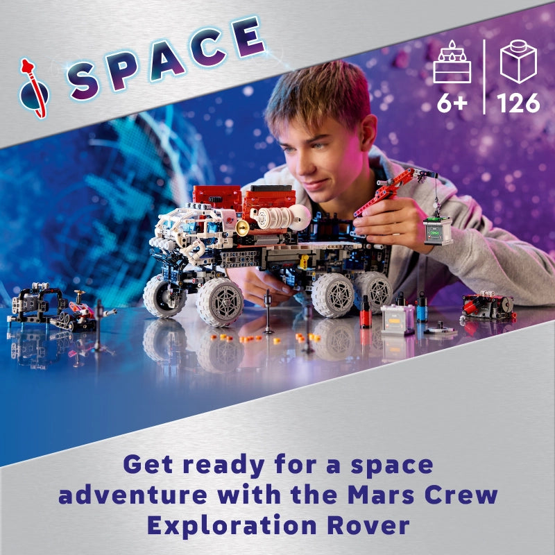 LEGO Technic Mars Crew Exploration Rover – 1599 Pieces | Set 42180