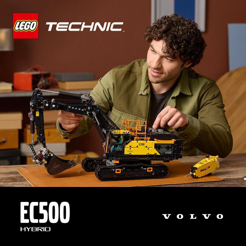 LEGO Technic Volvo EC500 Hybrid Excavator – 2359 Pieces | Set 42215