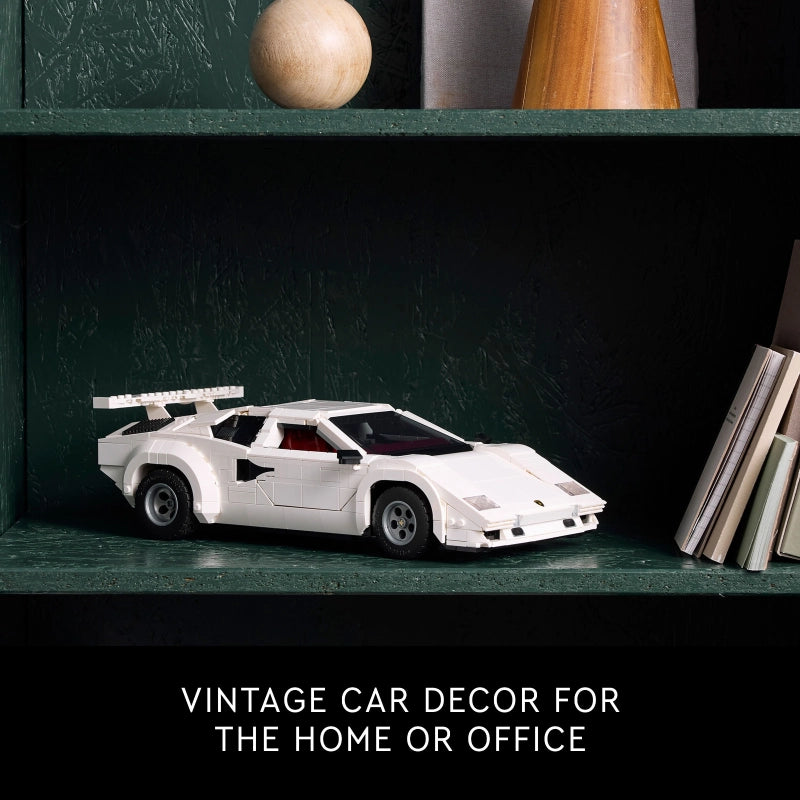 LEGO Icons Lamborghini Countach 5000 Quattrovalvole – 1506 Pieces | Set 10337 (Rare Edition)