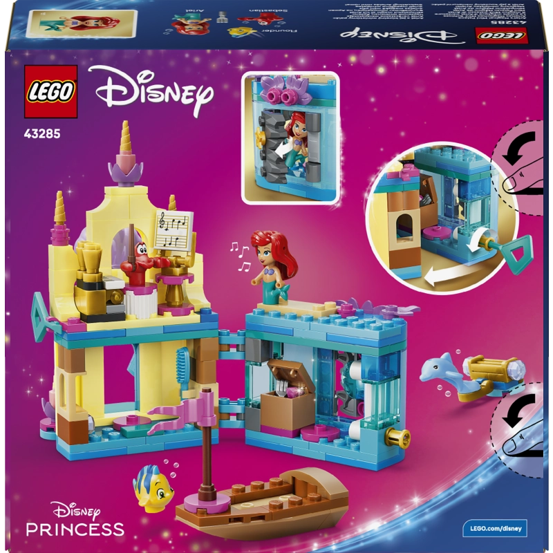 LEGO Disney Ariel's Magical Mini Palace – 179 Pieces | Set 43285