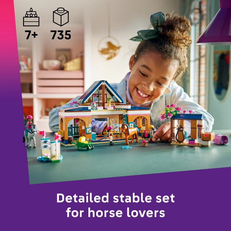 LEGO Friends Horse Stable & Riding Academy – 735 Pieces | Set 42688